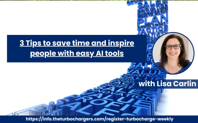 3 Tips to save time and inspire people with easy AI tools