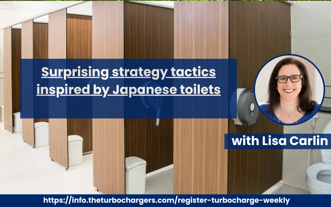 Surprising strategy tactics inspired by Japanese toilets